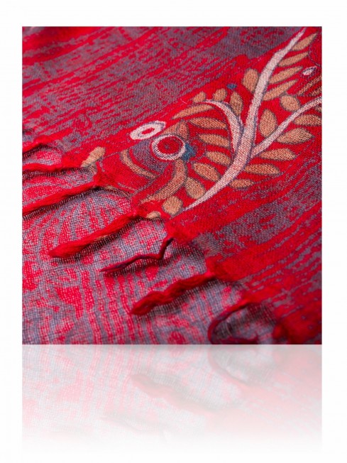 Палантин Женский W-TRIBAL1/RED